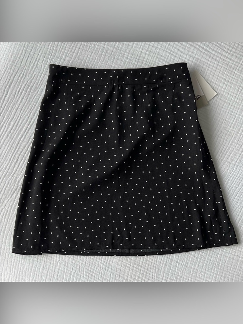 NWT • Nordstrom BP Mini Skater Skirt • Black Printed Dot • Size Small